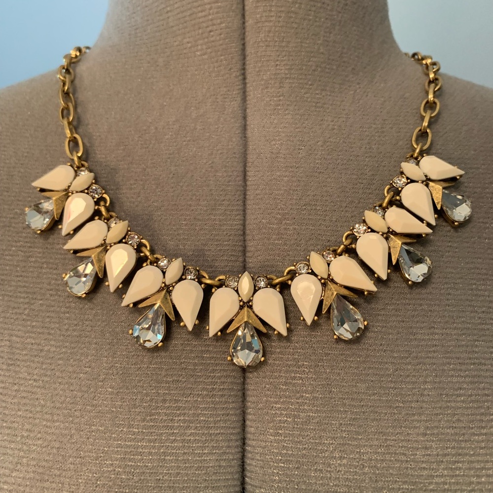 J.Crew Cream Statement Necklace